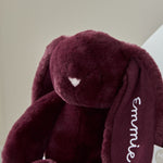 Personalised Mulberry Pie Bunny Soft Toy - Embroidered