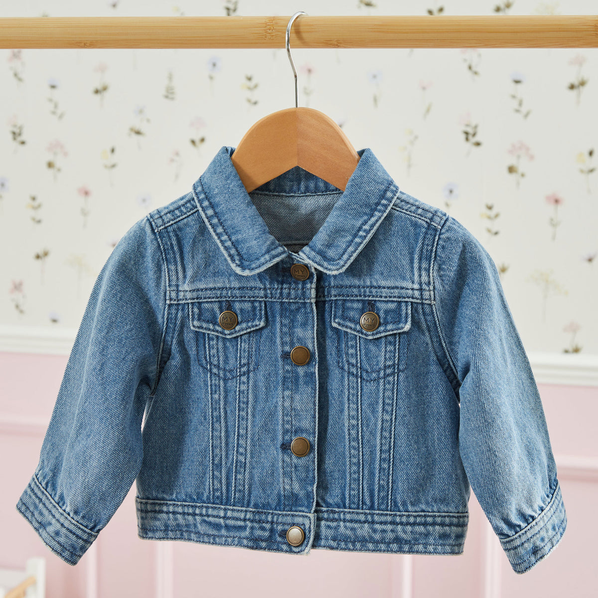 Personalised Blue Children's Denim Jacket
