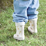 Personalised Neutral Safari Wellies