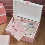 Personalised Wooden Pink Christmas Keepsake Box FSC®