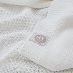 Personalized White London Design Baby Shawl