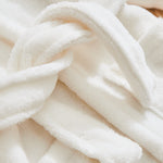 Personalized Ivory Fleece Robe with Ears