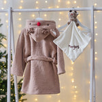 Personalised Brown Reindeer Snuggle and Snooze Gift Set