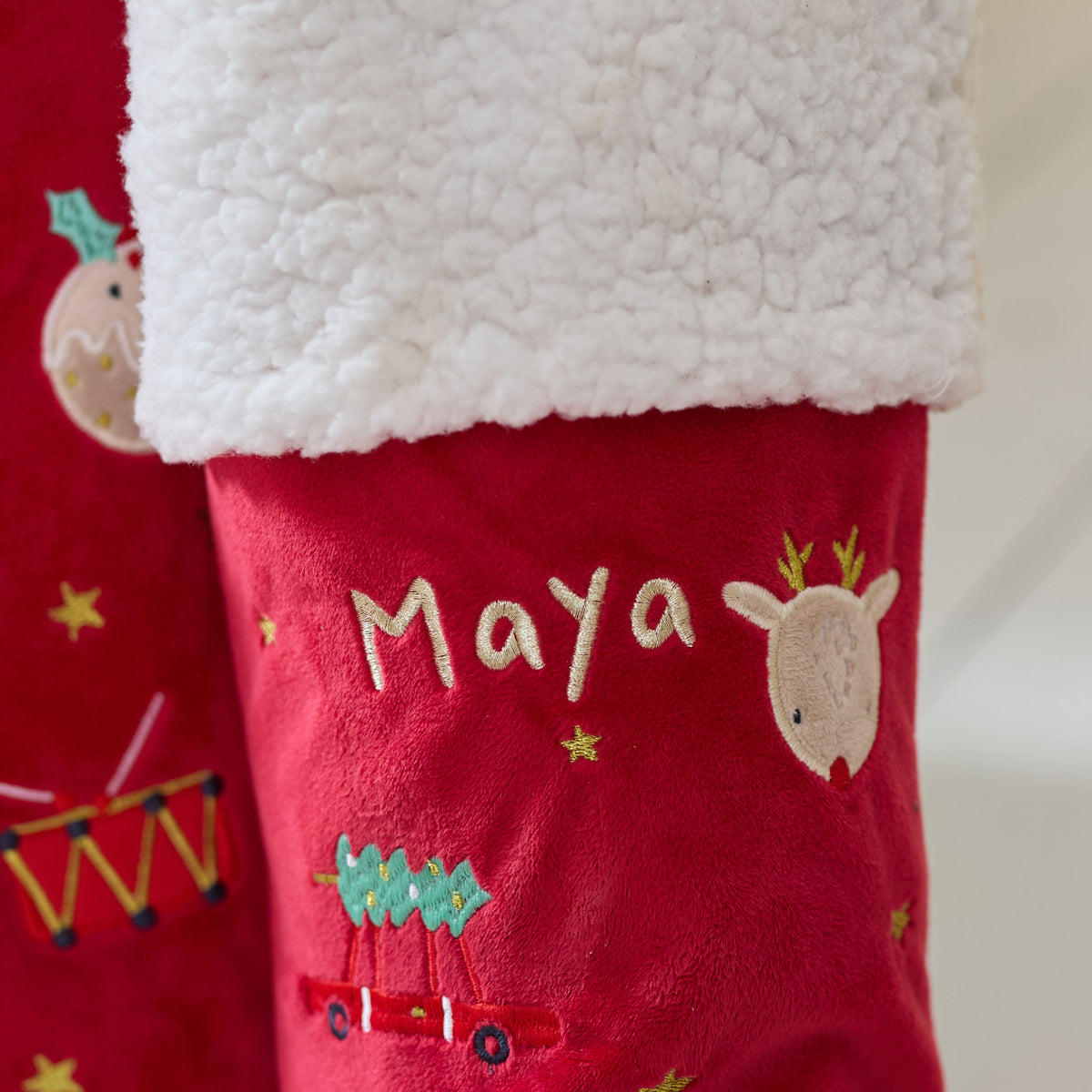 Personalised Red Christmas Detail Gift Set