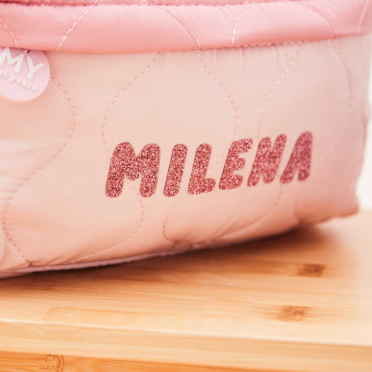 My Kids Personalised Mermaid Quilted Medium Backpack