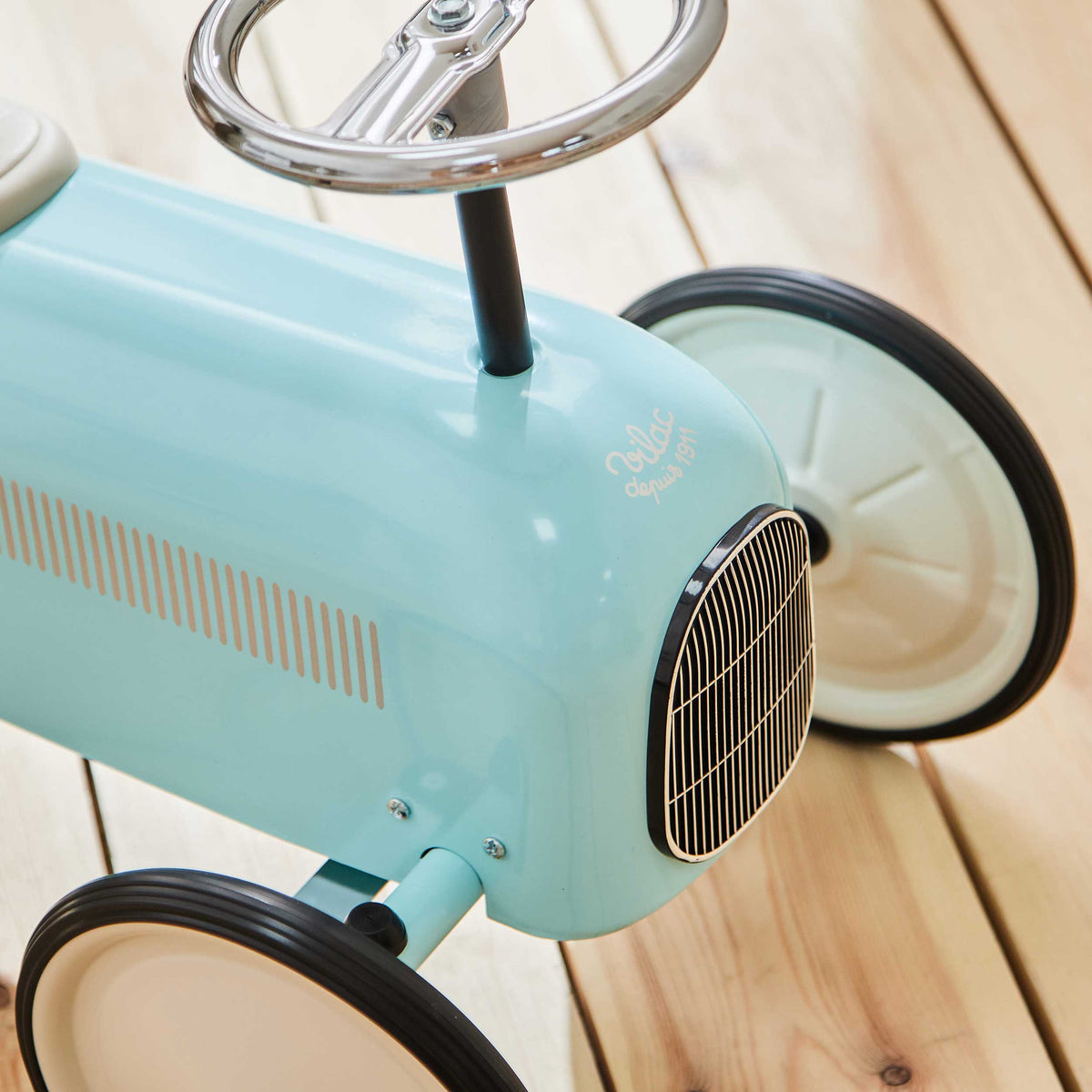  Personalised Pale Blue Vilac Ride On Toy
