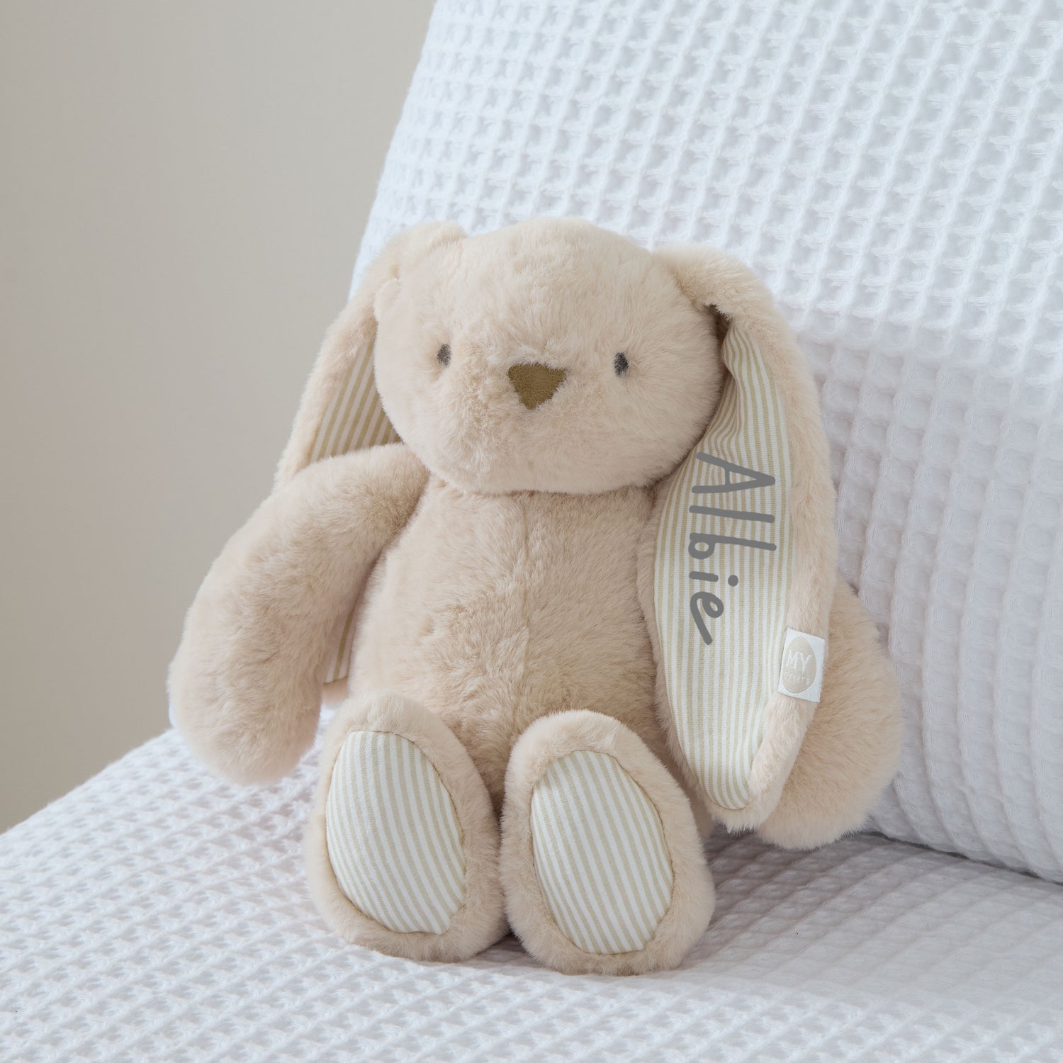 Personalised Babycino Bunny Soft Toy