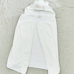 Personalized Ivory Hooded Towel