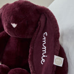 Personalised Mulberry Pie Bunny Soft Toy - Embroidered