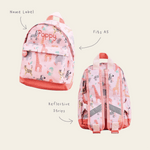 Personalised Pink Safari Print Classic Mini Backpack