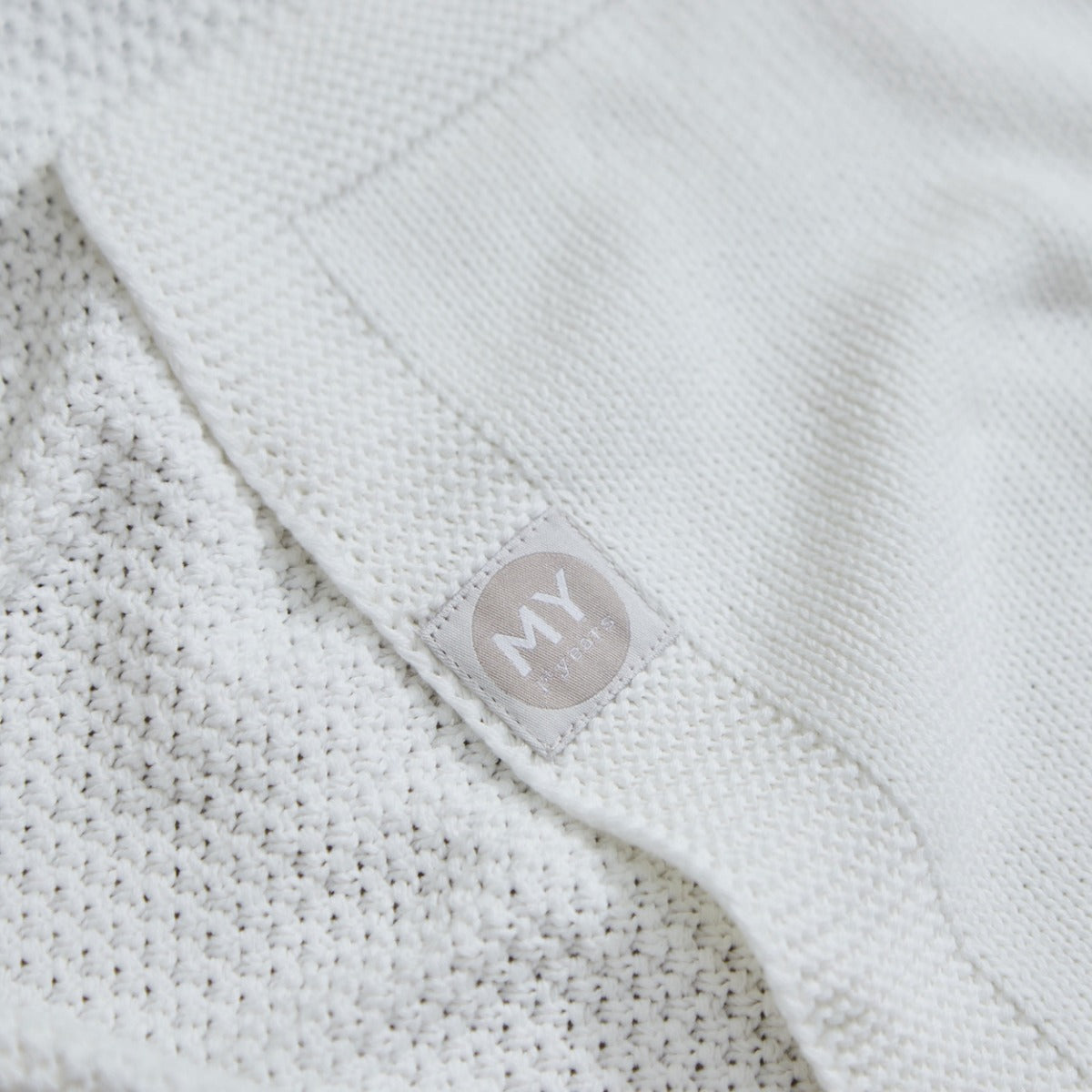 Personalized Fun On The Farm Ivory Knitted Shawl