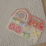 Personalised Farm House Busy Board Toy FSC®