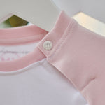 Personalised The Snowman™ and Snowdog Pink Jersey Pyjamas