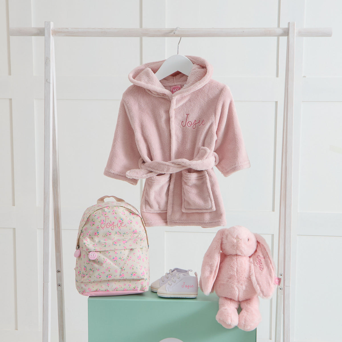 Personalised Pink Best of My 1st Years Gift Set