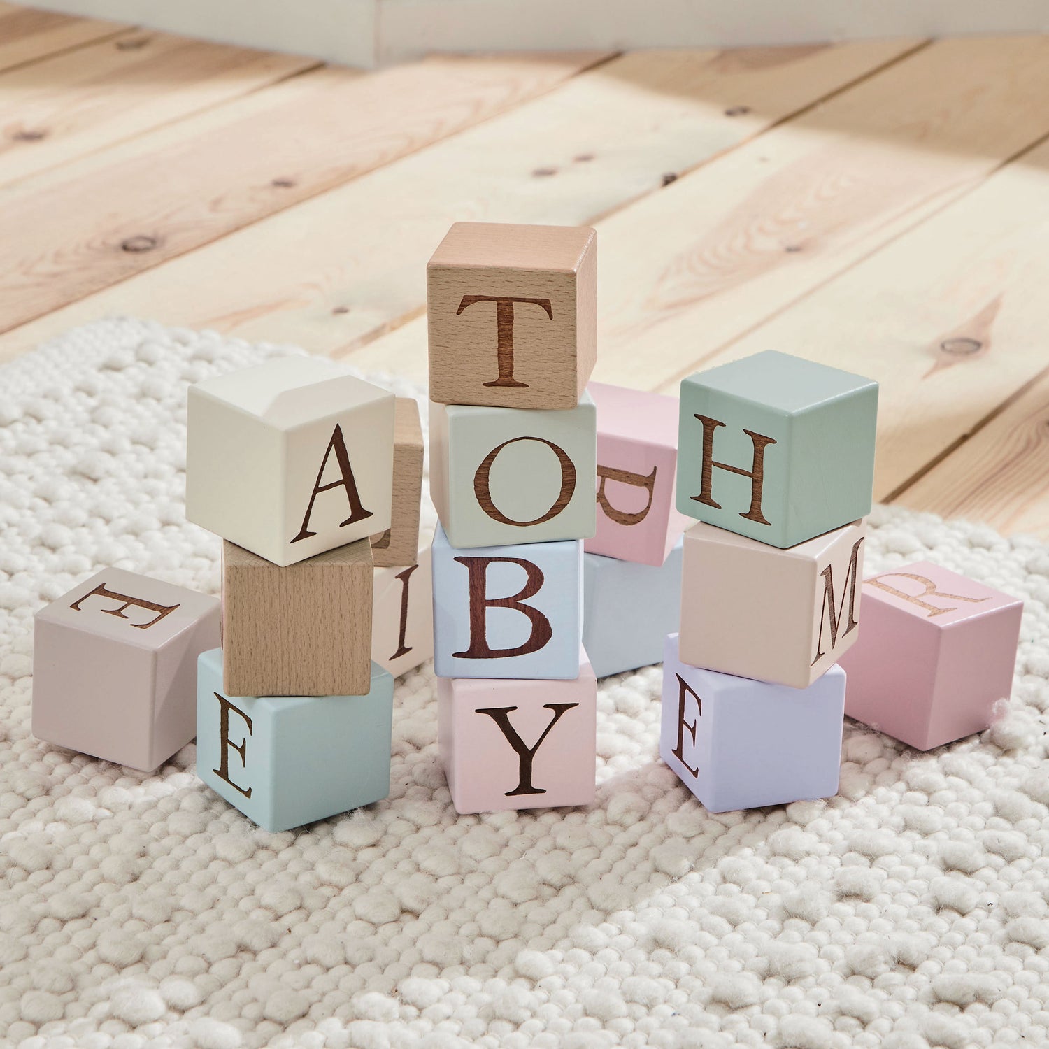 Personalised Baby Name Blocks 