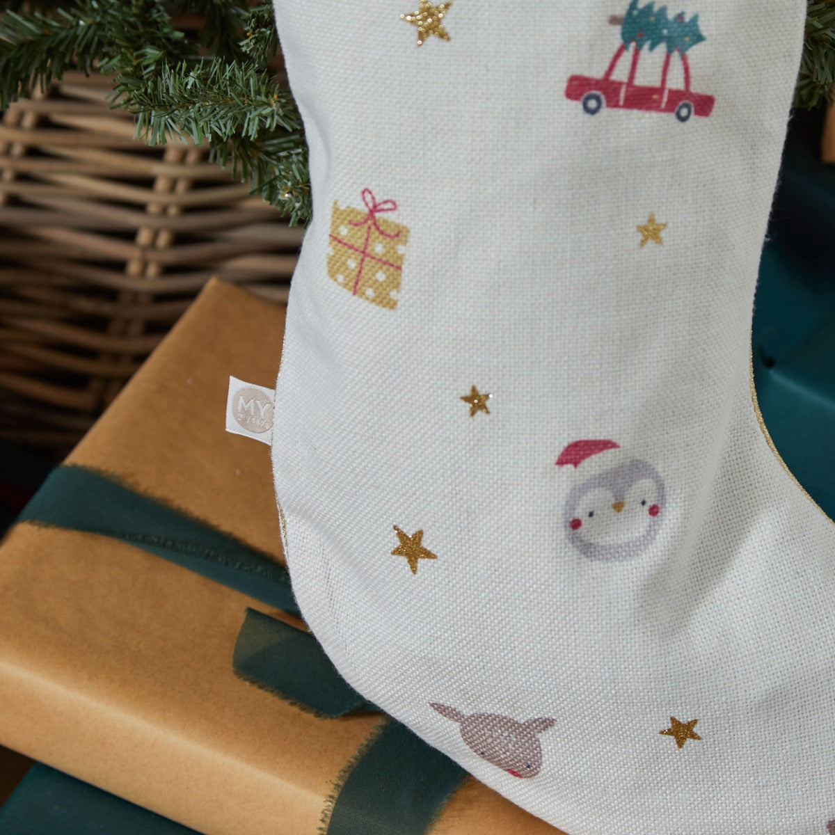 Personalised My 1st Christmas Small Gift Stocking