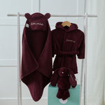 Personalised Mulberry Pie Splash, Snuggle and Cuddle Gift Set
