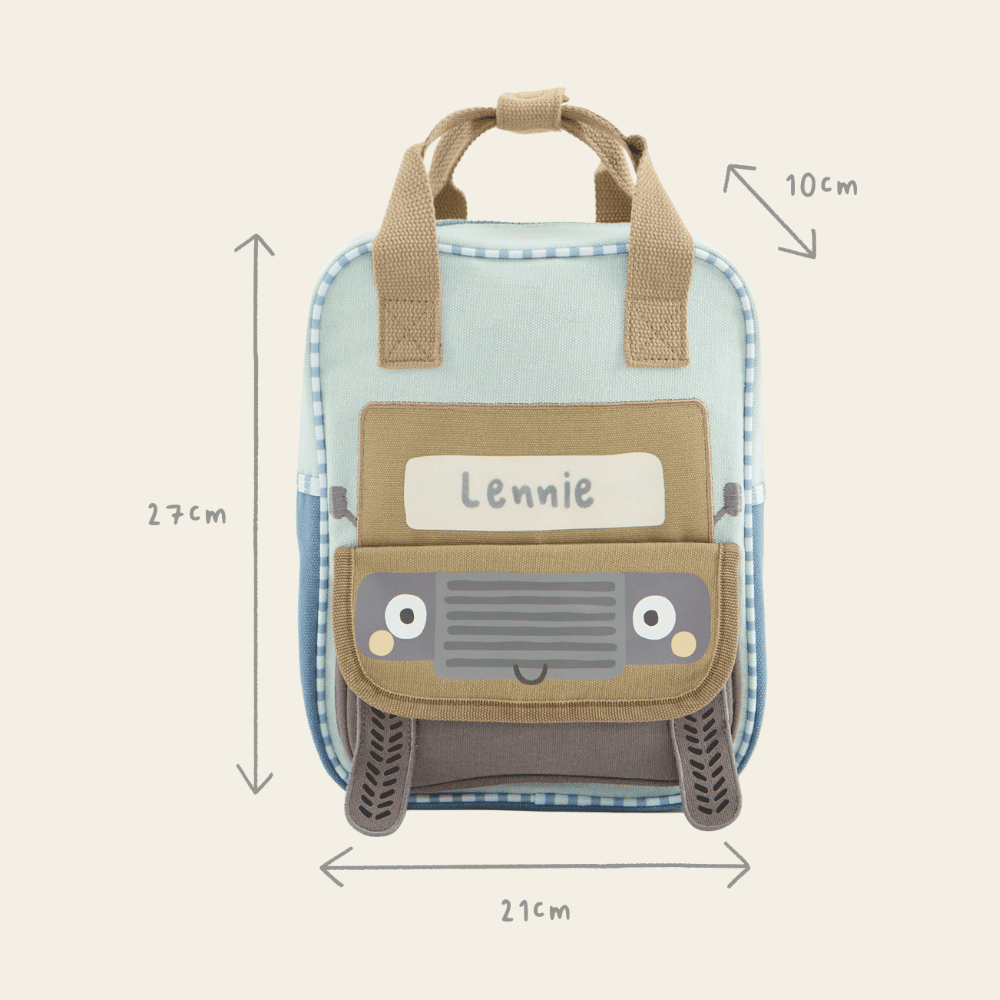 Personalised 4x4 Car Mini Backpack