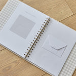 Personalised Safari Linen Record Book