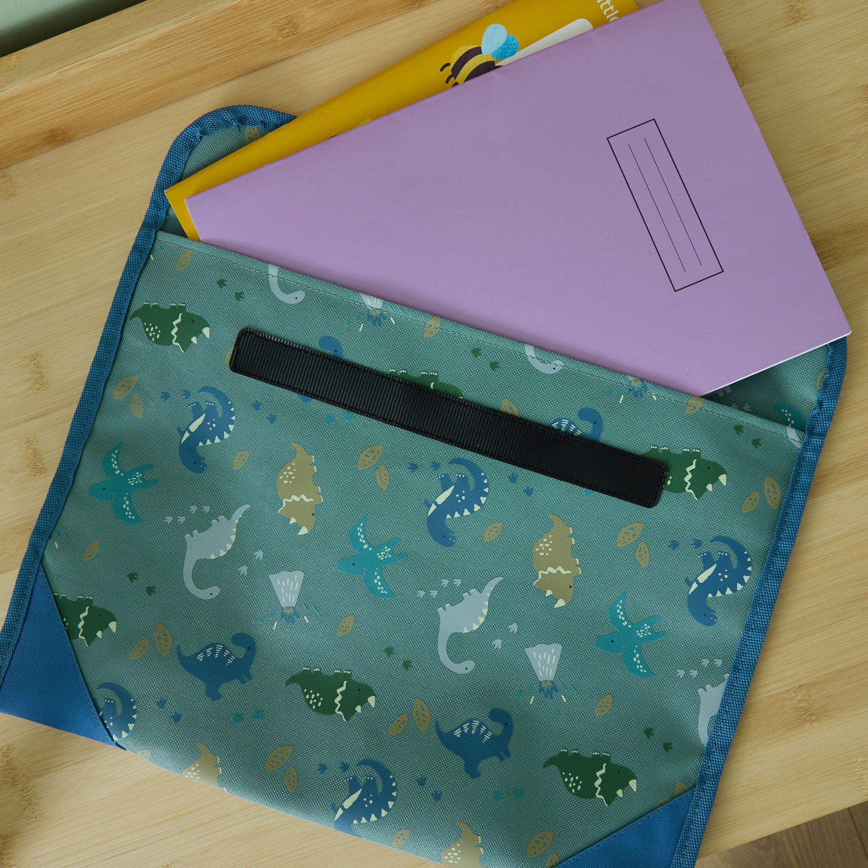 Personalised Khaki Dino Book Bag