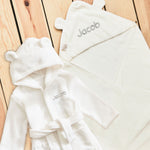 Personalized Ivory Towel Gift Set