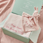 Personalized Pink New Baby Gift Set
