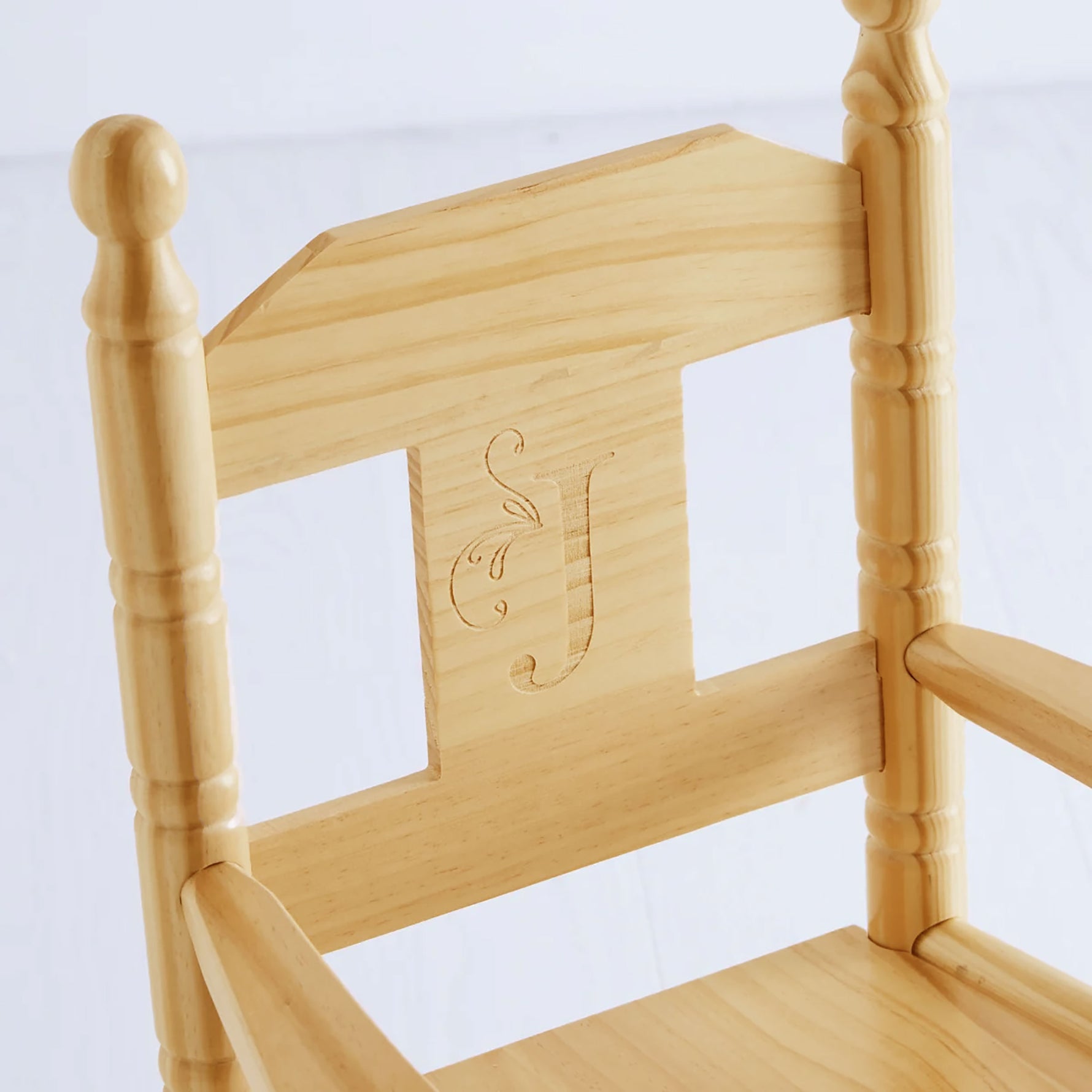 Personalised Traditional Wooden Rocking Chair