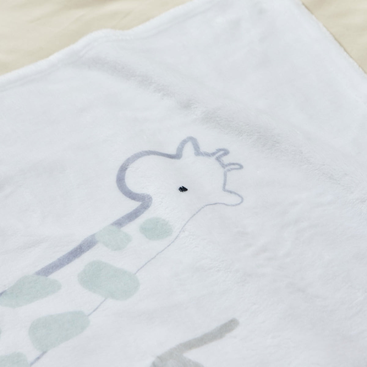 Personalized Hello World Ivory Fleece Blanket
