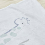 Personalized Hello World Ivory Fleece Blanket