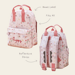 Personalised Grab Handle Fruit Print Mini Backpack