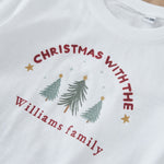Personalised Childrens Christmas Family Pyjama Set