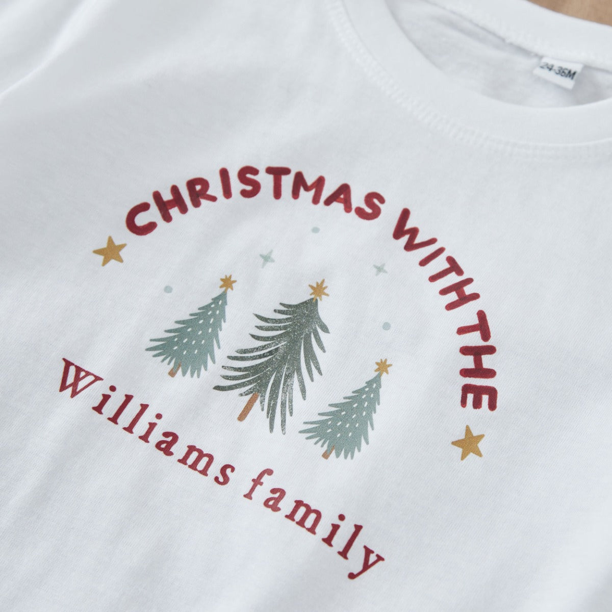 Personalised Childrens Christmas Family Pyjama Set