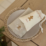 Personalised Gingerbread Drawstring Bag