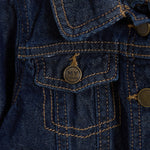 Personalised 'Under the Same Sky' Indigo Denim Jacket