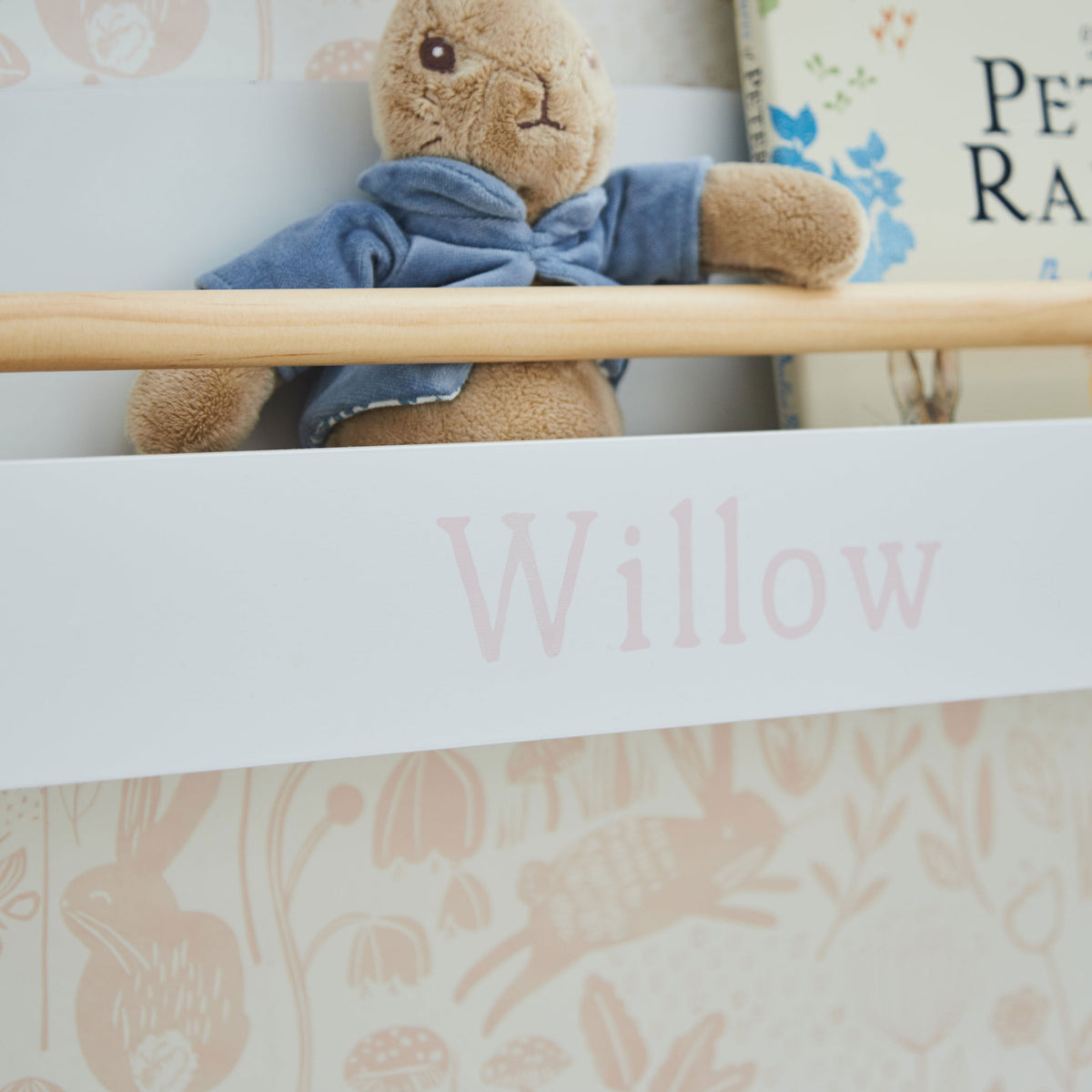Personalised Flopsy Bunny™ Wooden Shelves