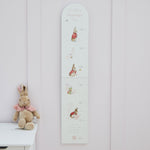 Personalised Pink Flopsy™ Bunny Height Chart FSC®