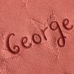 Personalised Pumpkin Star Jacquard Blanket