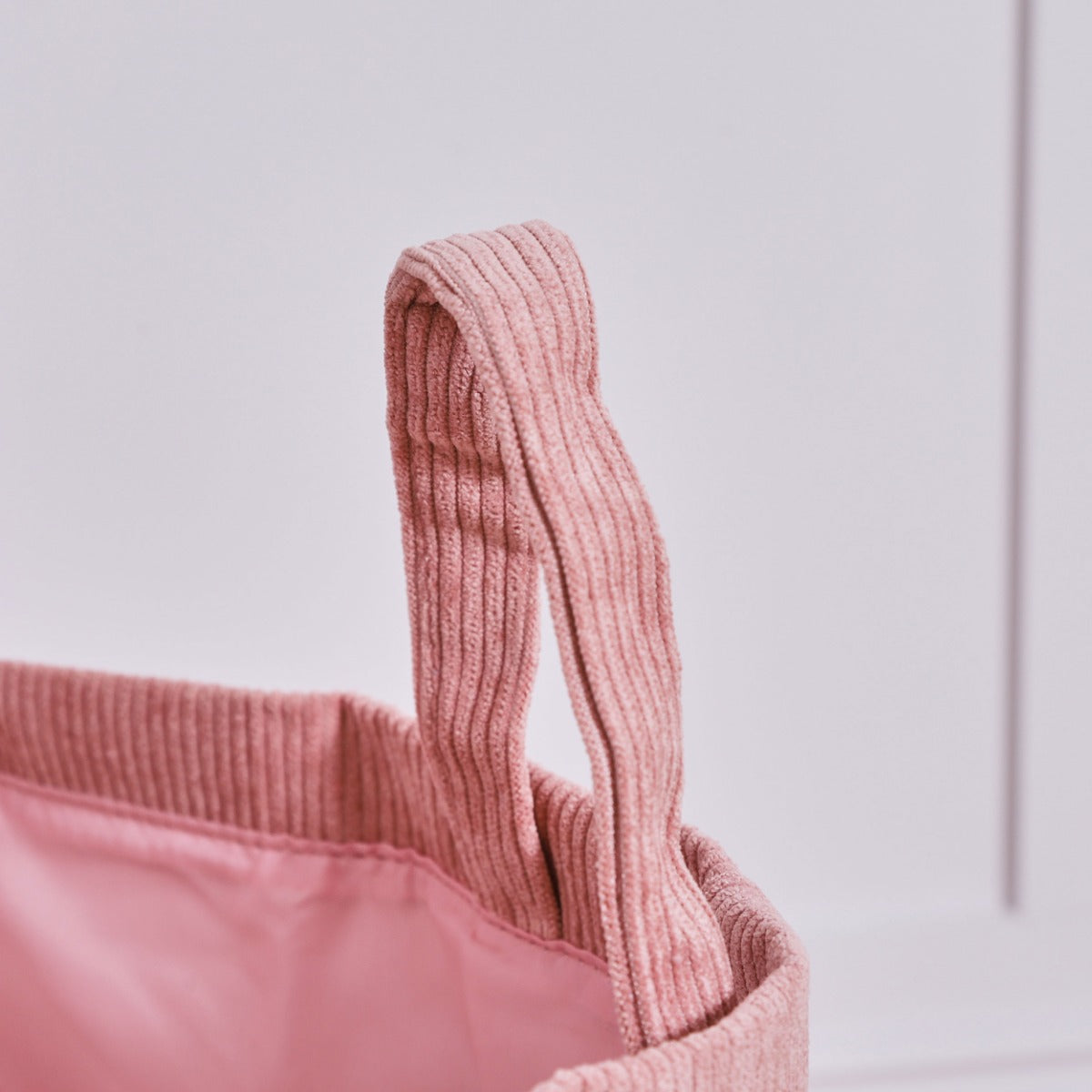 Personalised Large Pink Cord Bunny Storage Bag 