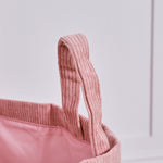 Personalised Large Pink Cord Bunny Storage Bag 