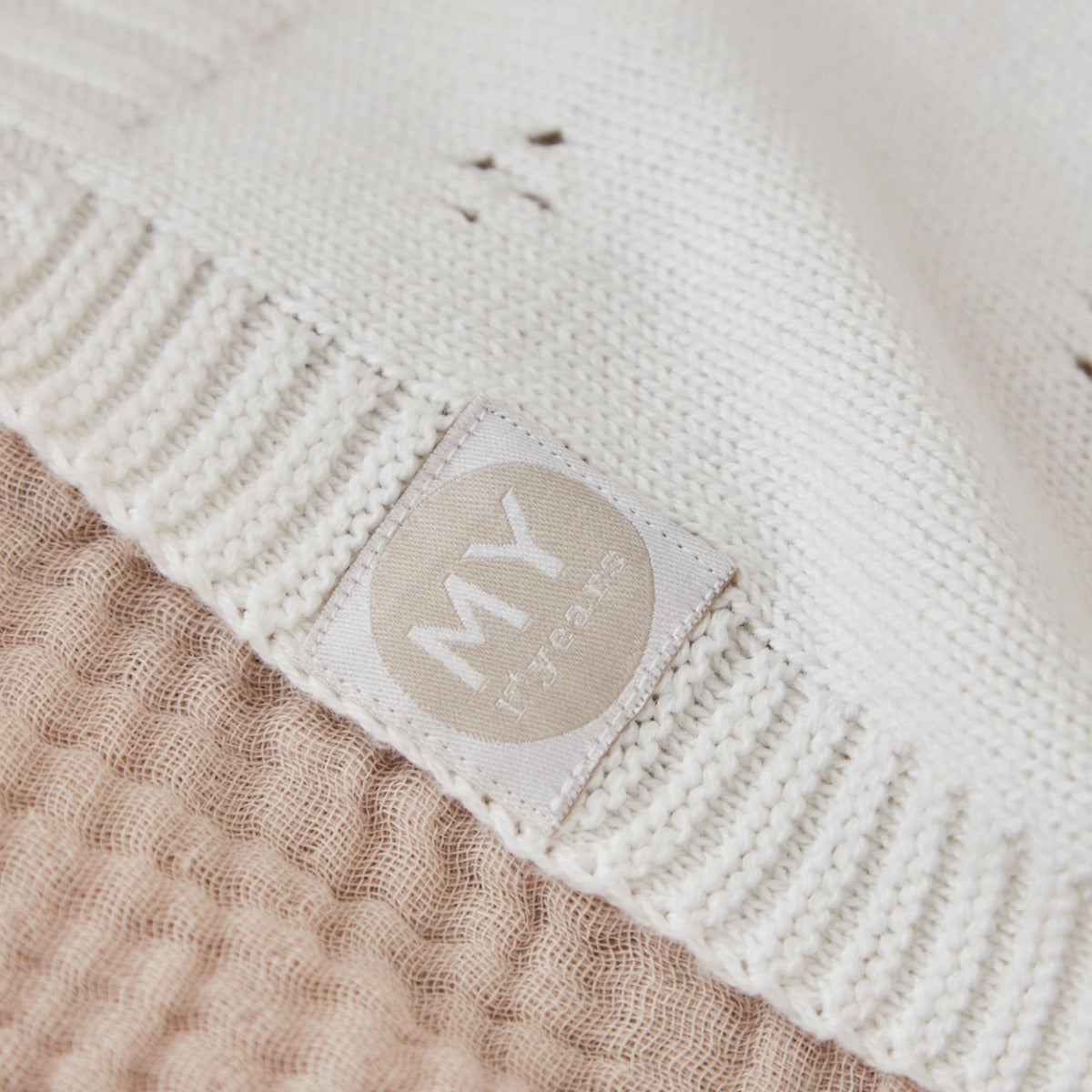 Personalised Ivory Christening Cashmere Blend Blanket