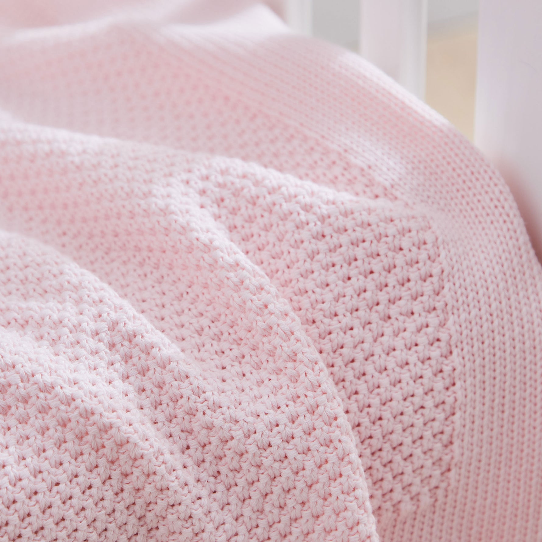Personalised Fruit Design Light Pink Baby Shawl 