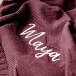 Personalised Berry Star Jacquard Blanket