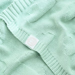 Personalised My 1st Years Gift Box Blue Cloud Jacquard Baby Blanket