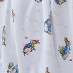 Personalised Peter Rabbit™ Jersey Blanket