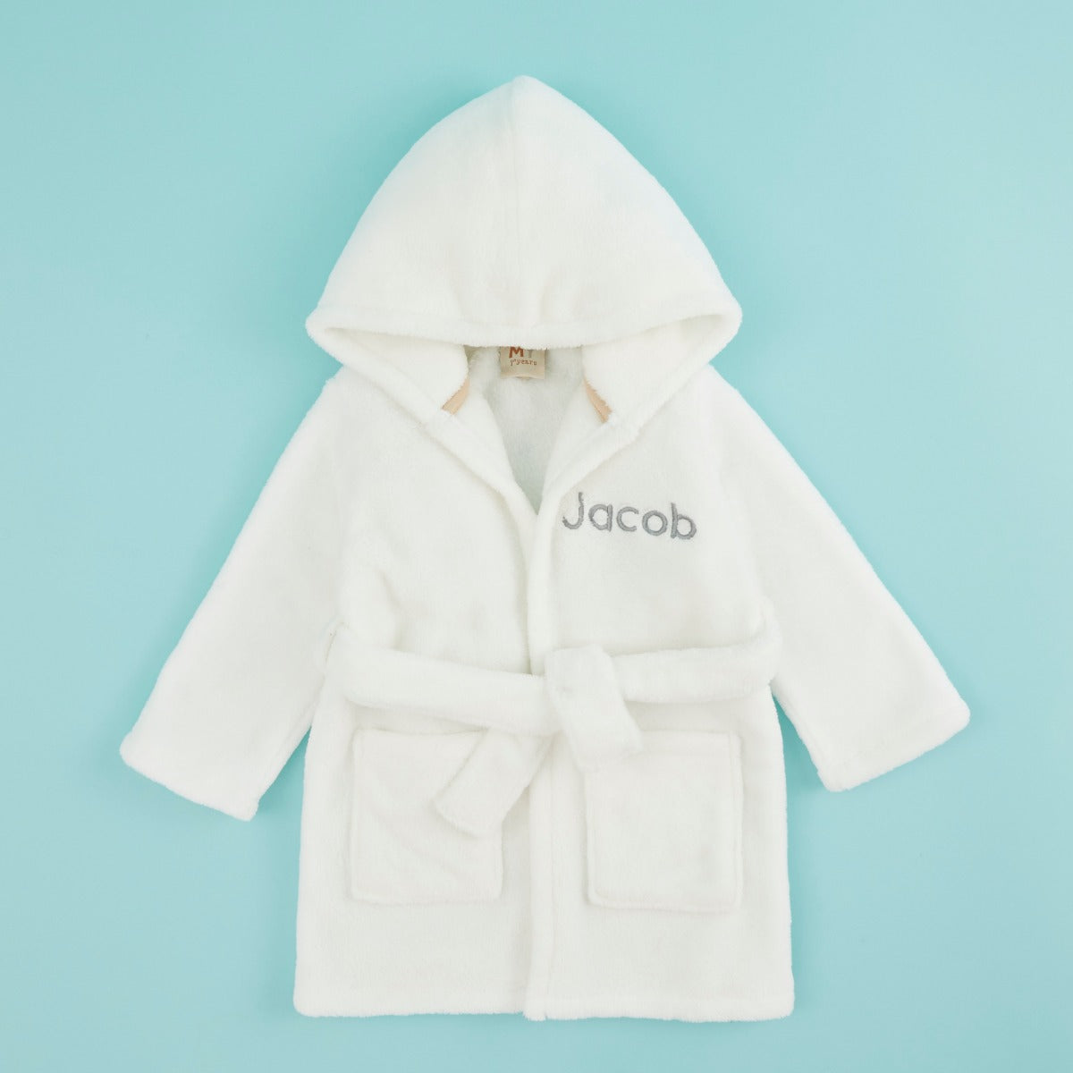 Personalised Hooded Fleece Robe