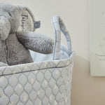Personalised Grey Spot Giraffe Storage Bag