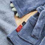 Personalised Dinosaur Fleece Dressing Gown