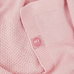 Personalised Fruit Floral Pink Knitted Shawl 
