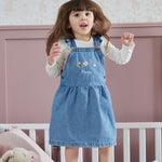 Personalised Bumblebee Denim Pinny Dress