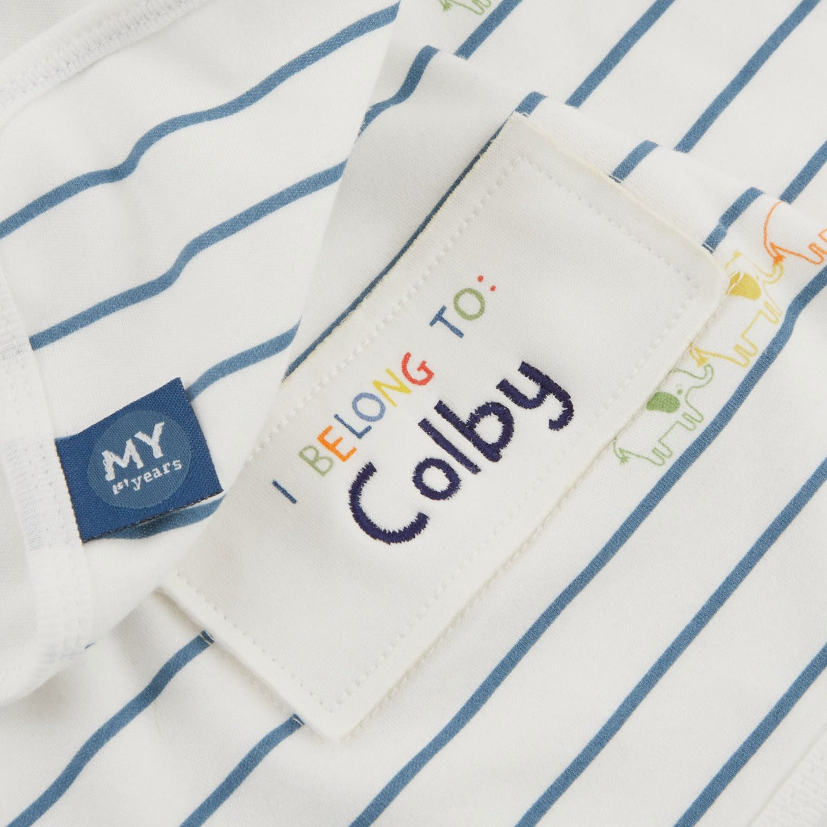 Personalised Really Wild Elephant Baby Blanket